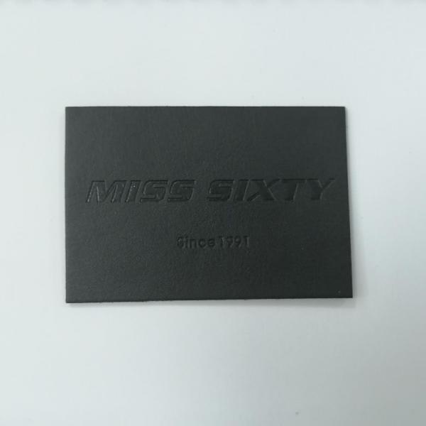 Quality Washable Label Embossed Leather Patches Suede Microfiber PU wholesale