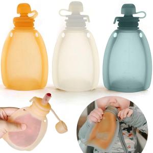 China 150ML Reusable Silicone Breastmilk Storage Bags – Leakproof, BPA-Free, Freezer-Safe & Sterilizable Pouches For Pumping Moms Seeking A Sustainable And Safe Milk Storage Solution on sale