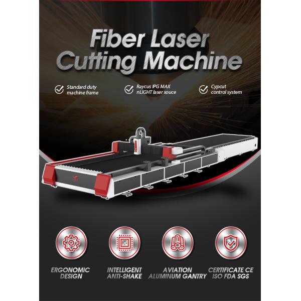 ISO Full Sheet Laser Cutting Machine Auto Feed With Exchange Platform