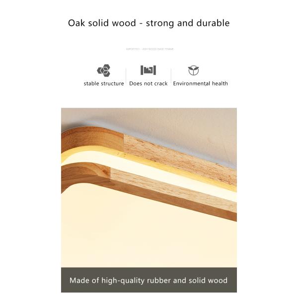 Wood Led Ceiling Lights For Living Room Bedroom Kitchen Ceiling Lamp(WH-WA-59)