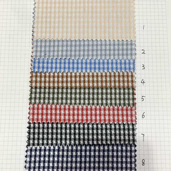 100gsm-140gsm Yarn Dye Twill Check And Stripe Fabrics Polyester Cotton Rayon Blend