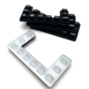Silicone Rubber Keypad With Backlight Customized Logo
