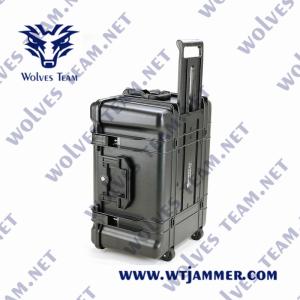 WIFI5.8G GPS 2500m 600W Outdoor Signal Jammer For Uav