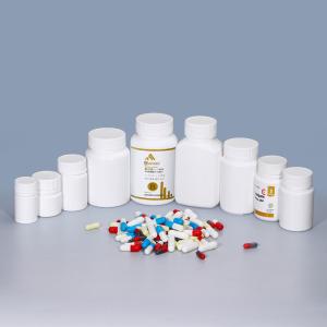 Empty Vitamin Plastic Pill Containers Capsule Medicine Bottles Bulk