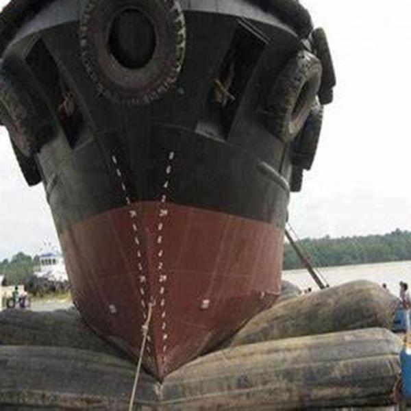 Cylindrical Marine Rubber Airbags Floating And Inflatable Ship Rubber Airbag