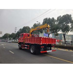 Chinese Dongfeng Brand Double Cabin 4WD 4X4 Truck Mounted Crane With XCMG 5 Tons
