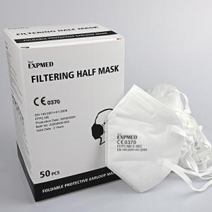 Skin Friendly 3D Clam Shaped FFP3 Dust Mask