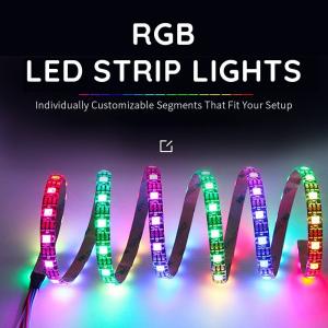 50000 Hour Working Lifetime Waterproof RGB Strip Light Kit with 110lm Lamp