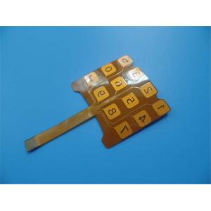 Single-sided flexible PCBs Keypad Application Prototype Polyimide FPC with 1 oz