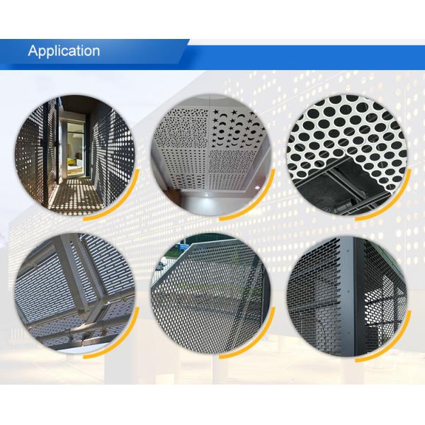 304 Stainless Perforated Metal Screen Sheet Customized