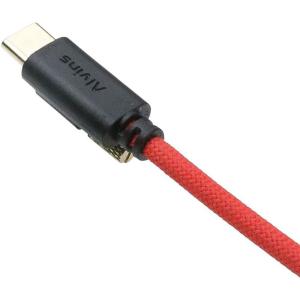 Alvin's Locking USB C Cable for Blackmagic Pyxis URSA 10Gbps 12in Red