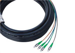 Quality Waterproof 4 Core Fiber Optic Pigtail For FTTH / MAN , SC APC Connector wholesale
