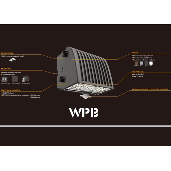 Lumileds 3030 IP65 T2 T4 100 Watt Led Wall Pack