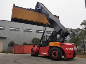 Cheap Terminal Yard Stacking Container Reach Stacker 45tons With CUMMINS QSM11-330 Engine for sale
