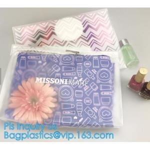vinyl zipper pouch/Clear slider pouch/ vinyl slider bag, Frosted k bag EVA PVC hanger bag for clothes, EVA frost d