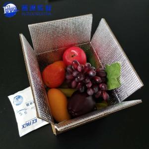 Insulated Aluminium Foil Packaging Cardboard Box Caviar Chocolate Transport HZ
