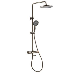 AMG13S851GG Hand Shower Mixer Set Wall Bath With Slide Bar