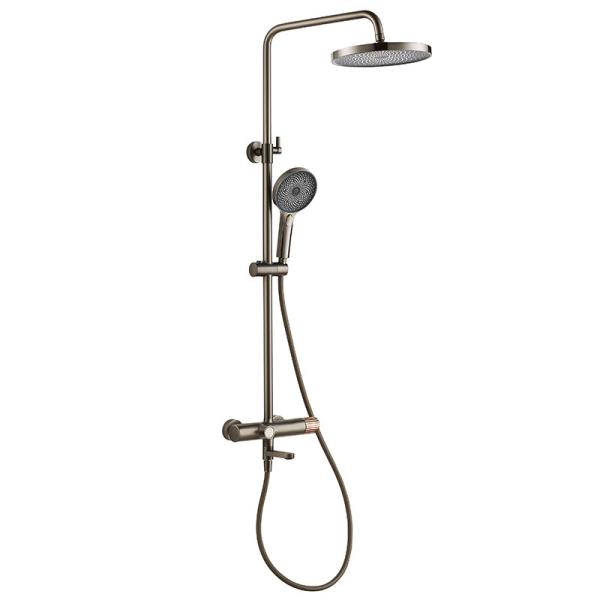 Quality AMG13S851GG Hand Shower Mixer Set Wall Bath With Slide Bar wholesale