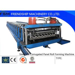 Automatic Galvanized Steel Silo Corrugated Wall Sheet Roll Forming Machine