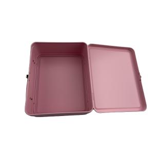 Portable Reusable Vintage Tin Lunch Box MultiPurpose tin lunch box with handle