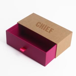 Cheap Custom Printed Paper Small Pull Out Sleeve Purse Packaging Gift Box Wallet for sale