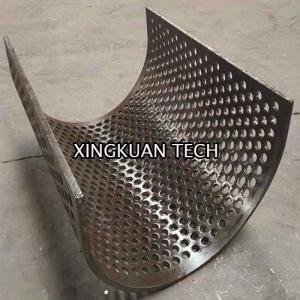 Heavy Duty Perforated Wire Mesh Metal Screen For Hammer Mill OEM ODM