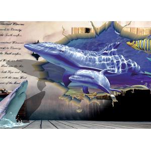 720X1440DPI CMYK 24㎡/h 3D Vertical Mural Printer 110-220v