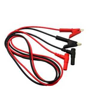 3Ft Crocodile Clip Digital Multimeter Cable Red Black Color