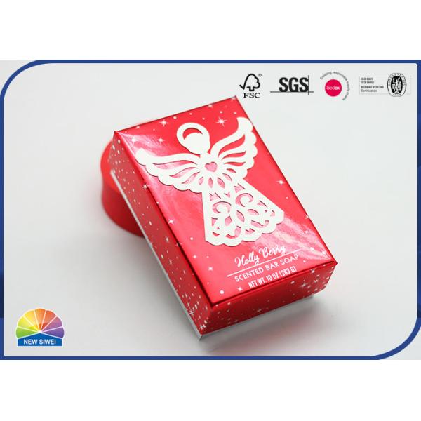 Quality Silver Paper Cardboard Box Present Packaging Customized UV Print wholesale