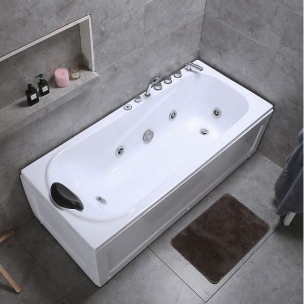 Quality Big Whirlpool SPA Jacuzzi Bathtubs Acrylic 2 Person Free Standing 1800mm wholesale
