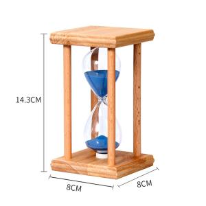 Traditional Wooden Hourglass Sand Clock 30 Minutes Size Customized