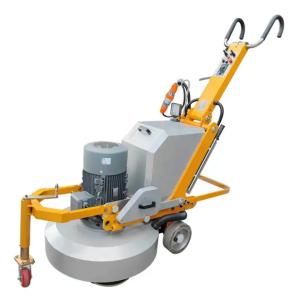 3-Piece Grinding Plate Concrete Floor Grinder - Yellow Blacka And Write