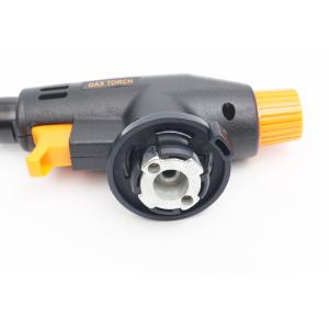 Black Customized Support Gas Torch Butane Lighter Torch Flame Gun with Piezo