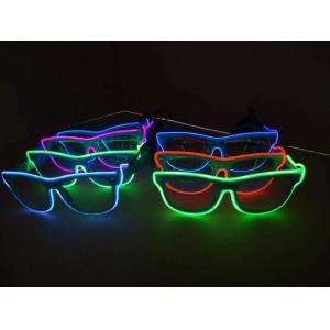 Flash Lighting El Wire Glasses With Hand Or Sound Control Rohs CE