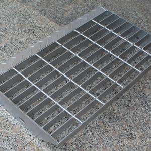 Stainless Hot Dip Galvanized Welded Bar Grating With Checker Nosing