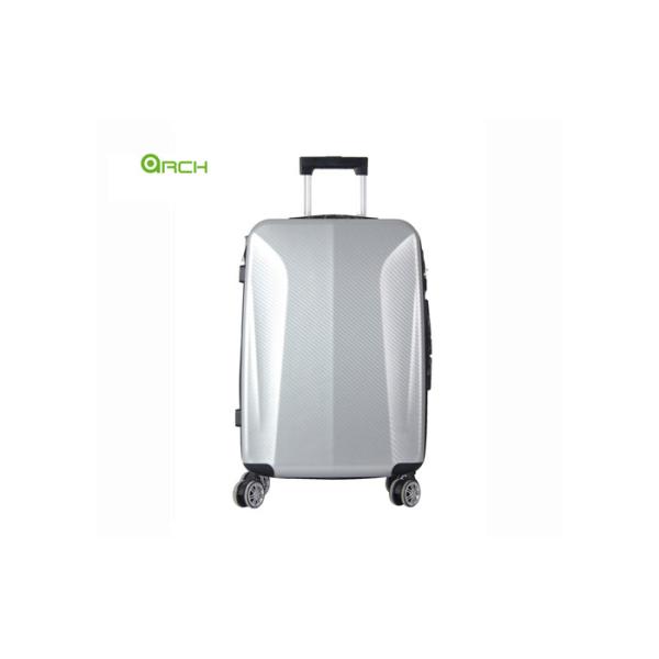 Quality Spacious Smooth Hard Shell Suitcase , Spinner Trolley Luggage wholesale