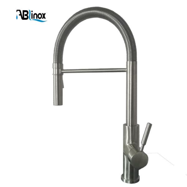 Quality Single Handle 360 Pull Down Stainless Steel Faucet wholesale
