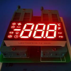 Super Bright Red Common Cathode 3 Digit 7 Segment LED Display for Refrigeration