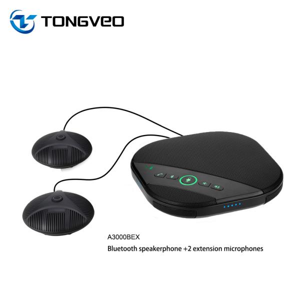 Bluetooth+USB Speakerphone With Omnidirectional Microphones For medium