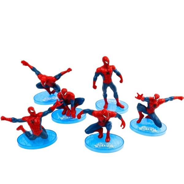 Quality Customized Spider Man Birthday Cake Topper Plastic Toy wholesale