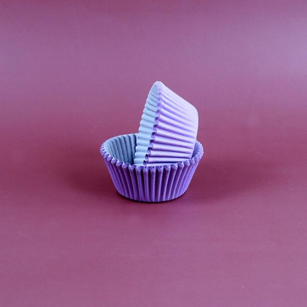 50Pcs/Set Panttern Violet Coloured Muffin Paper Cupcake Cases Baking Cup Cake