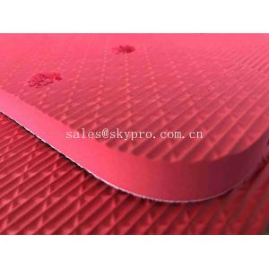 Red Humanized Design Rubber EVA Foam Sheet for Slipper Inner Sole Outsole Shoes