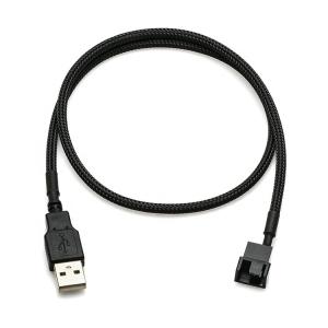 China Braided USB to 3 Pin 4 Pin Molex Female PWM 5V Fan Power Supply Adapter Connector Cable for Computer Cooler on sale