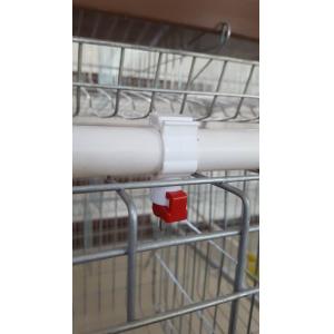 Anti Leak Ball Valve / Screw Type Chicken Nipple Drinker For Poultry Equipment