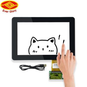 Cheap 10.1 Inch Highly Efficient Multi Touch Panel With G+G Structures Finger Input Mode for sale