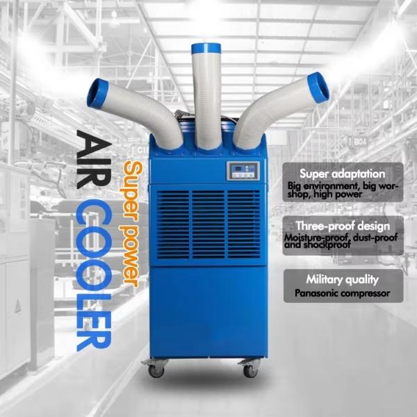 Air Conditioning Unit Plant Workshop Post Local Compressor Cooling