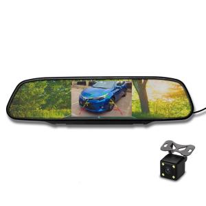 China 5 inch TFT LCD Reverse rear view mirror for car with reversing camera on sale