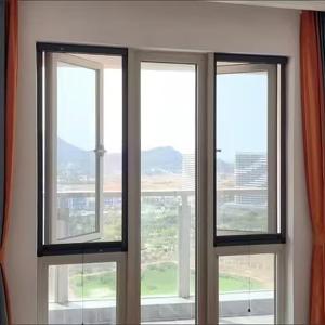 Garden Patio Windproof Waterproof Auto Retractable Screens Roller Screen Window