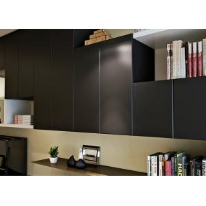 Black Color PVC Self Adhesive Wallpaper For Study Room,No Glue Needed