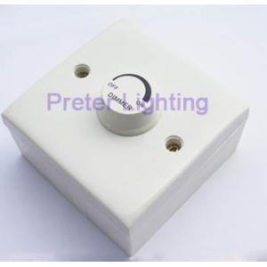 White 5V/ 6V / 12V one key led dimmer controller with pannel inside wall